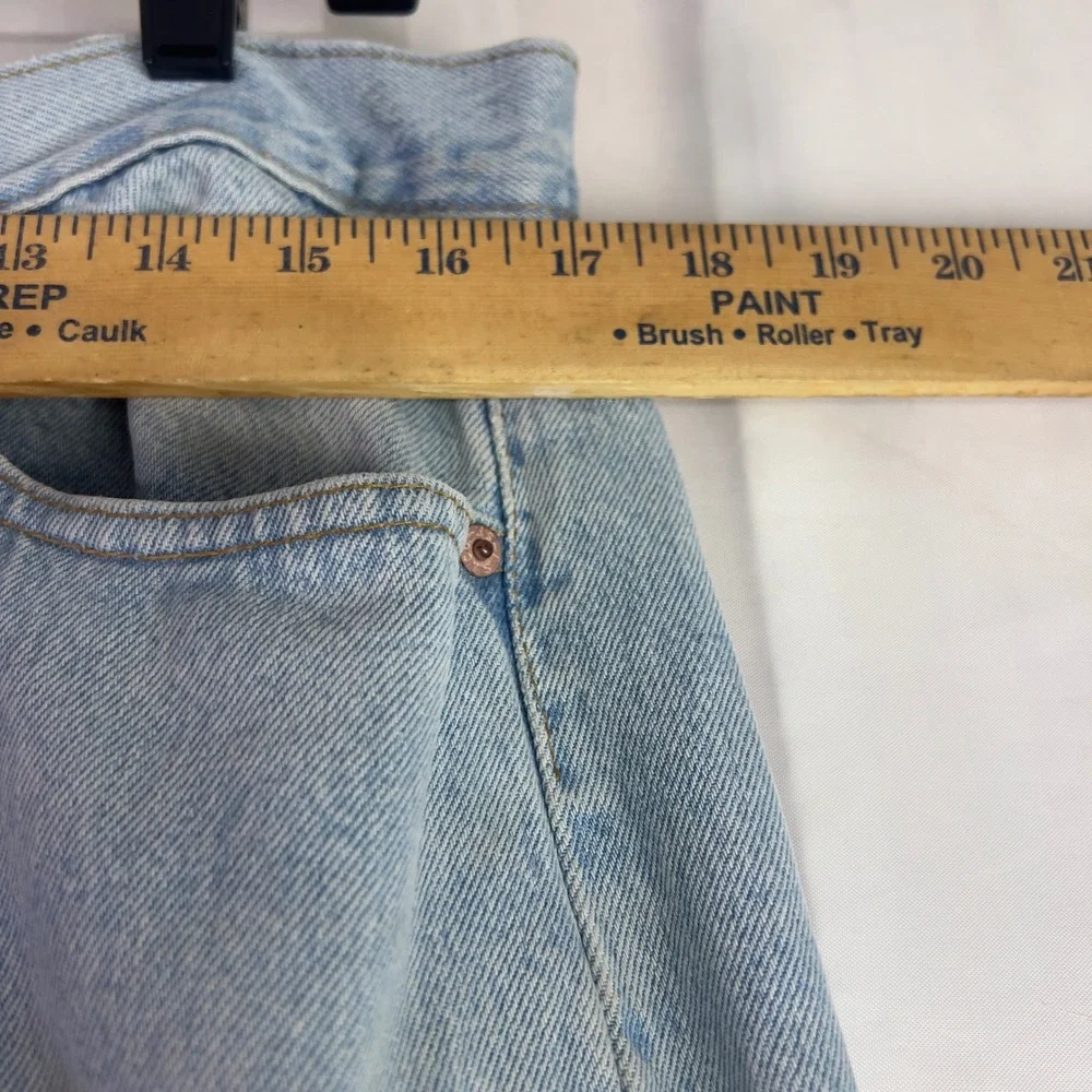 Vintage Levis 501 Light Wash Button Fly Jeans Made in USA Mens 36x34